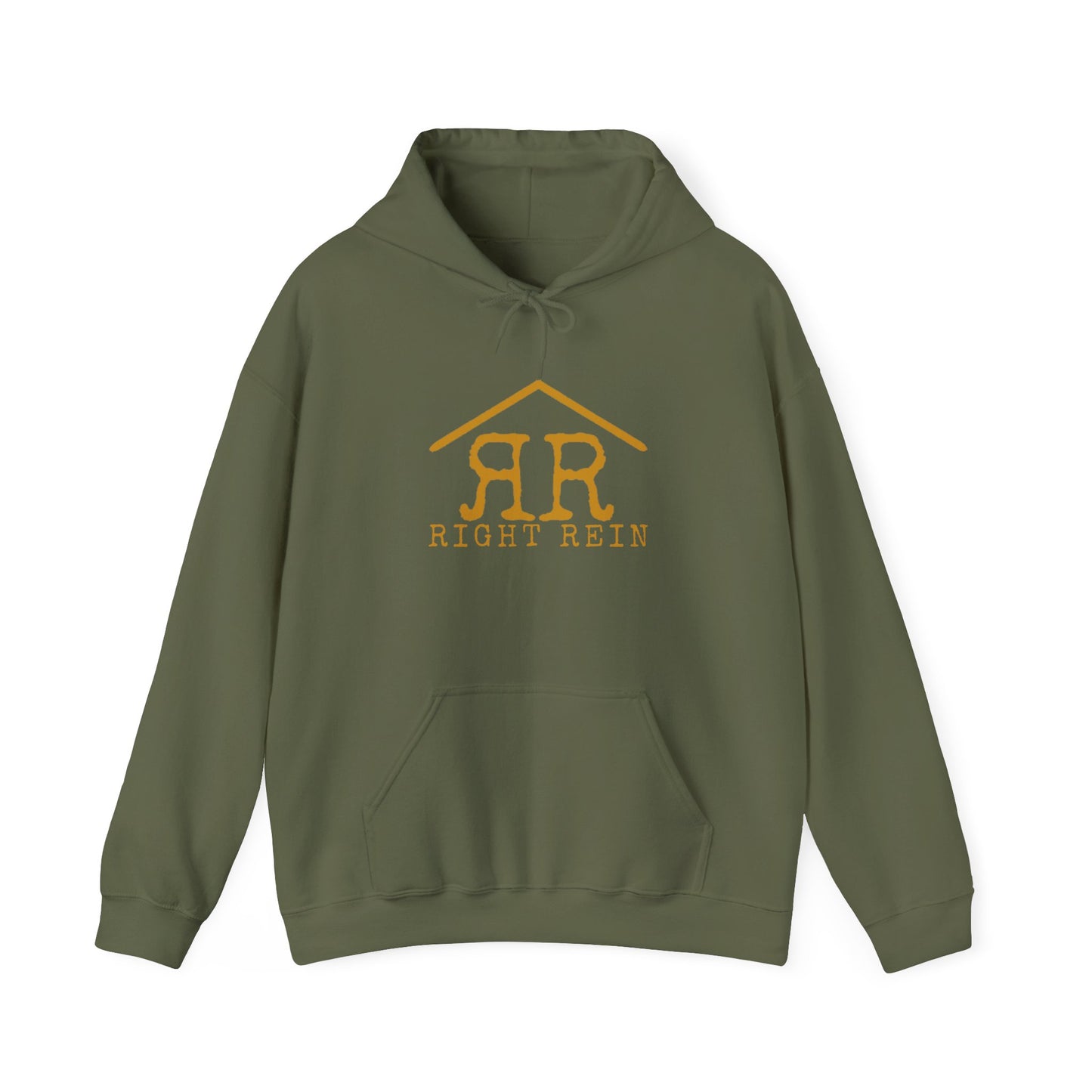 Right Rein Heavy Blend Cozy Casual Unisex Hoodie