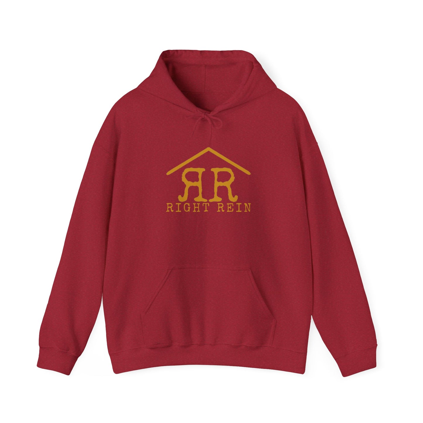 Right Rein Heavy Blend Cozy Casual Unisex Hoodie