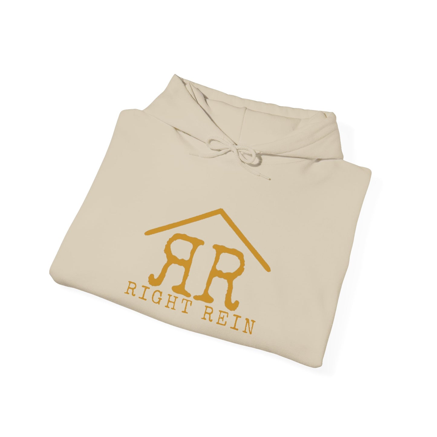Right Rein Heavy Blend Cozy Casual Unisex Hoodie