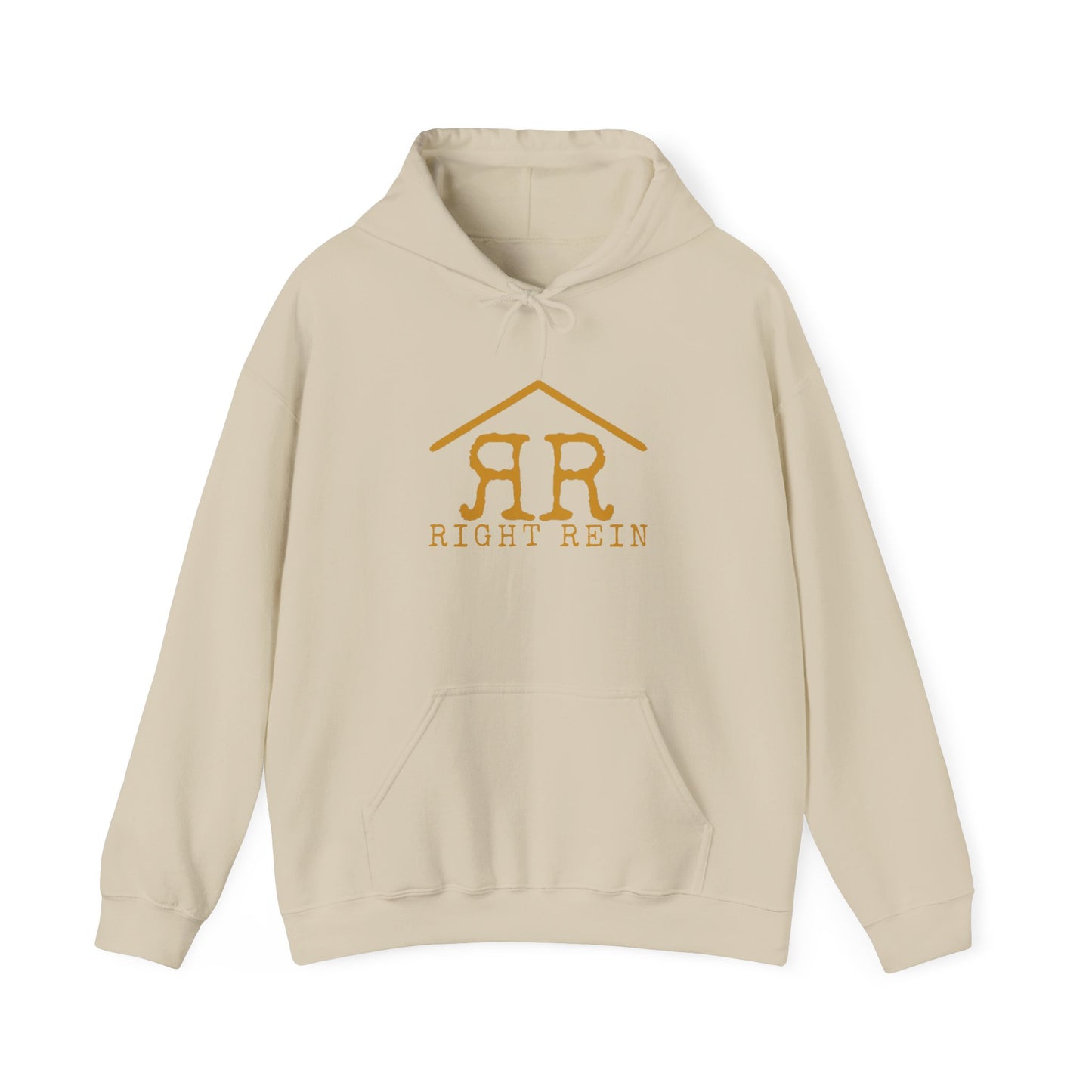 Right Rein Heavy Blend Cozy Casual Unisex Hoodie