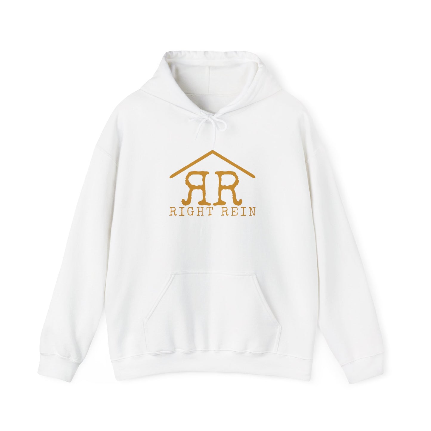 Right Rein Heavy Blend Cozy Casual Unisex Hoodie